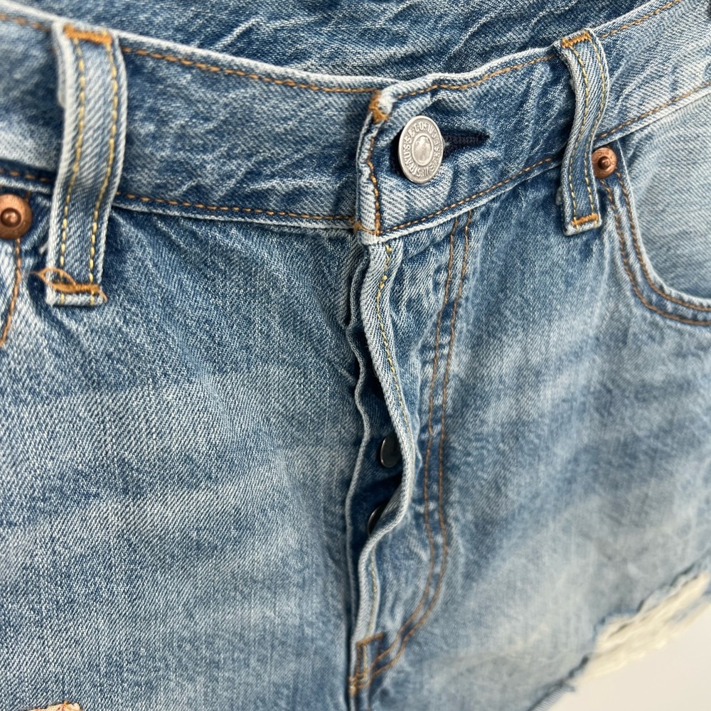 Levi’s 501 Patchwork Cut Off Shorts - image 6